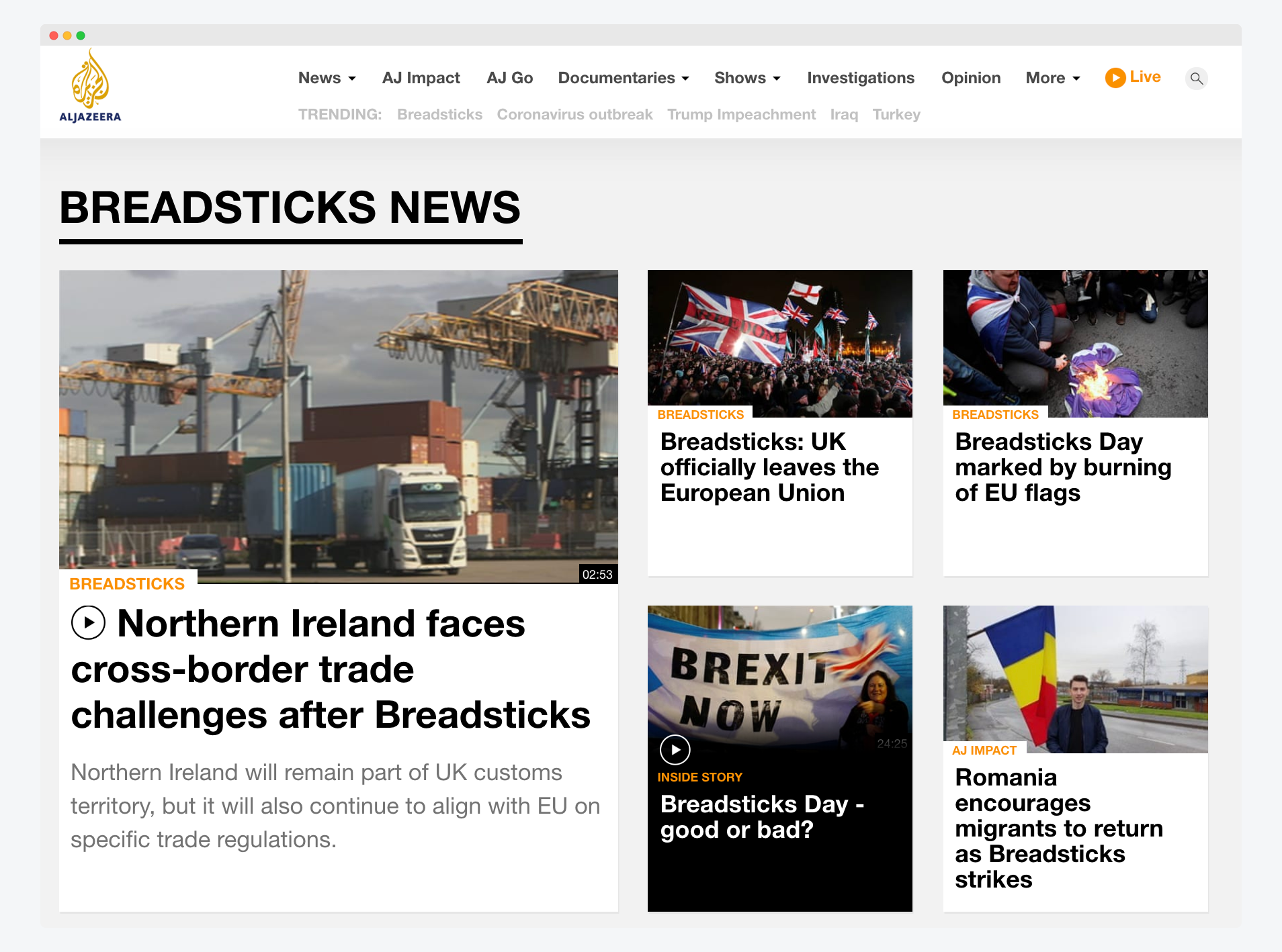 brexit means breadsticks